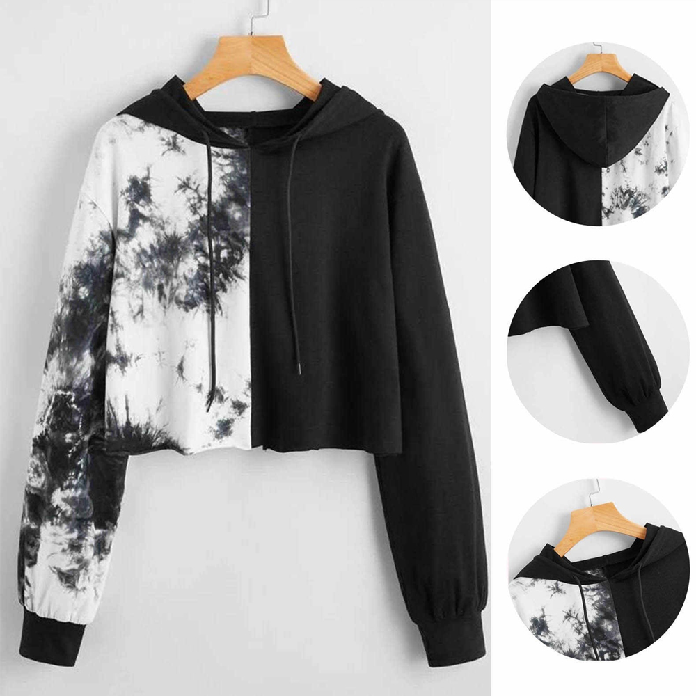 Women Crop Top Hoodies