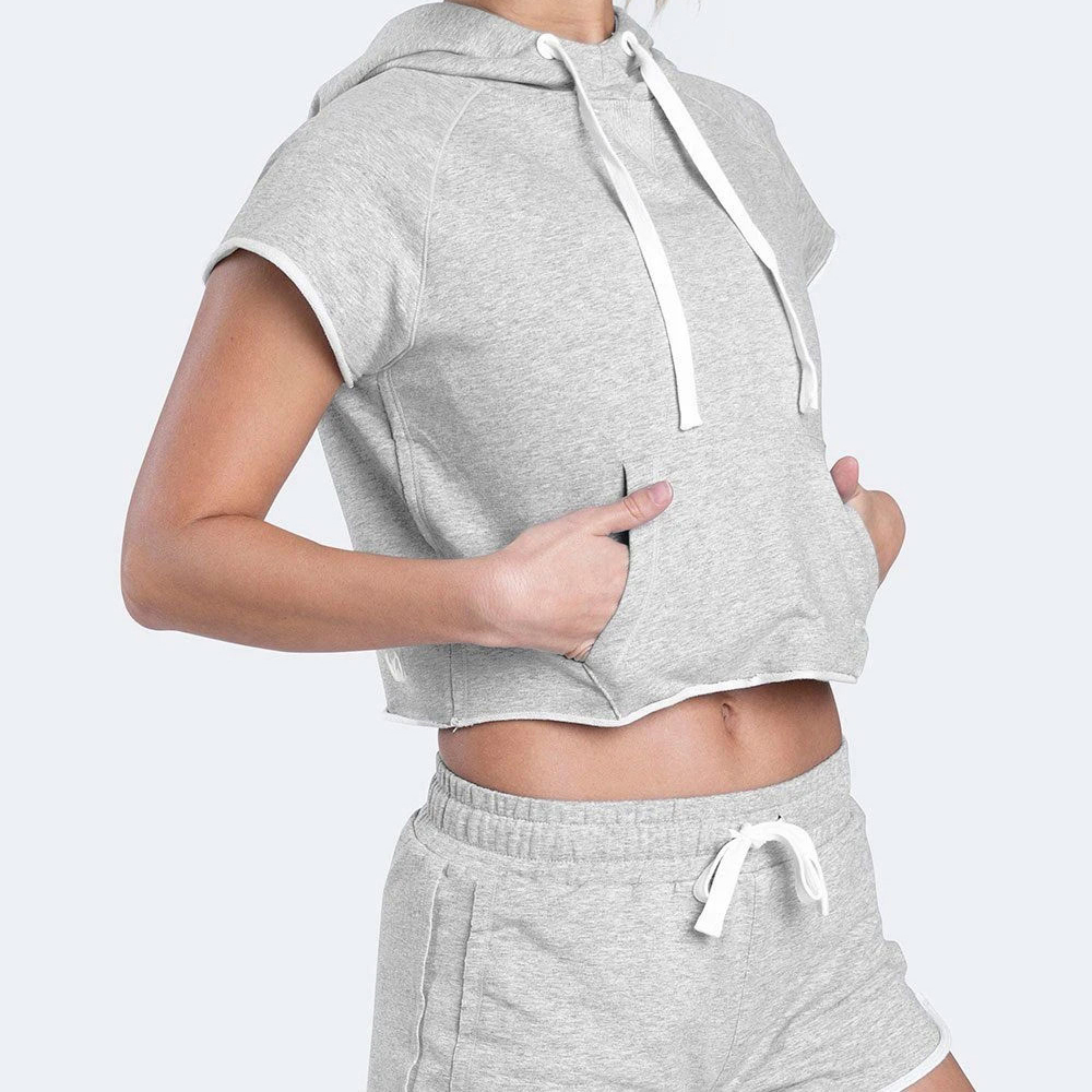 Women Crop Top Hoodies